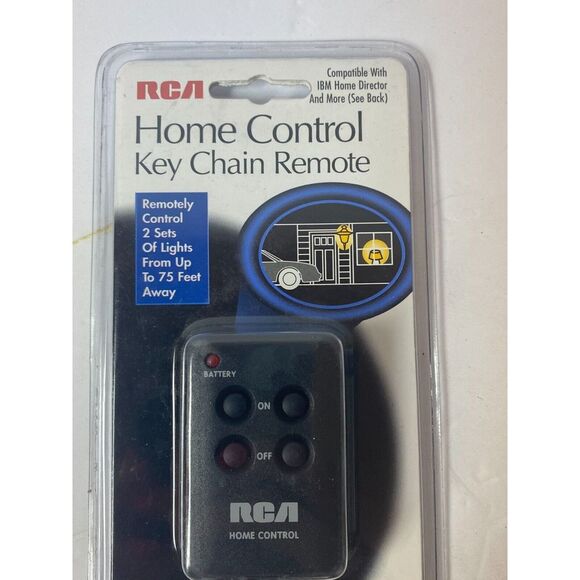 RCA Home Control Key-Chain Remote Infrared Black HC40TX 10 Meters Range NOS new - Picture 3 of 6